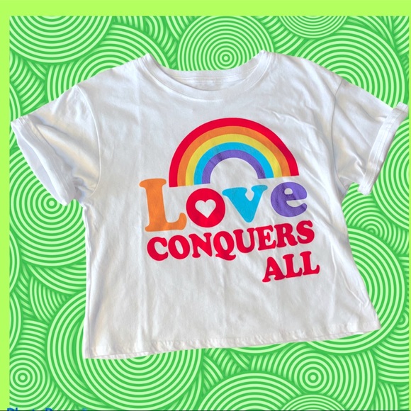 Mighty Fine Tops - Love Conquers All Crop Top